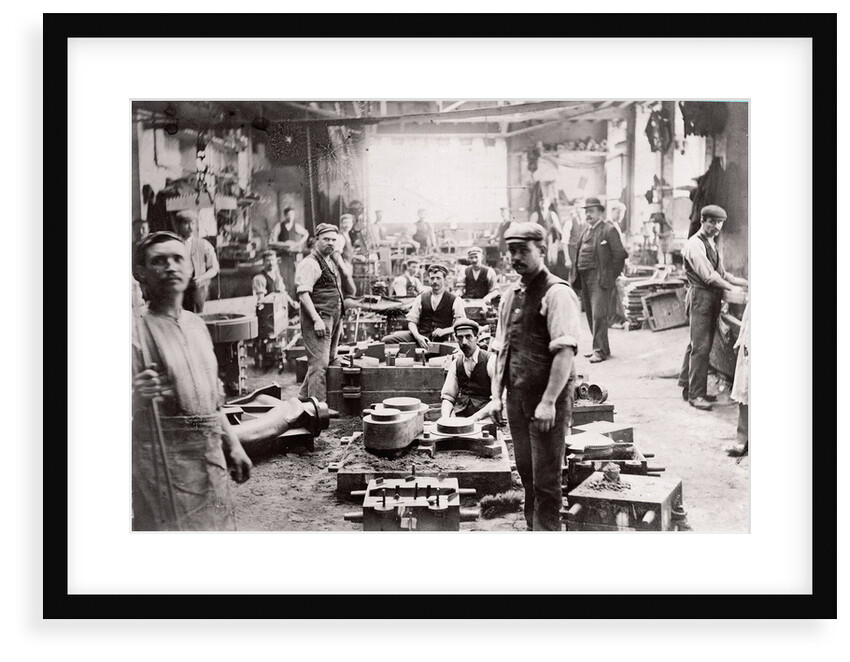 Engine component workshop, Thames Iron Works by unknown