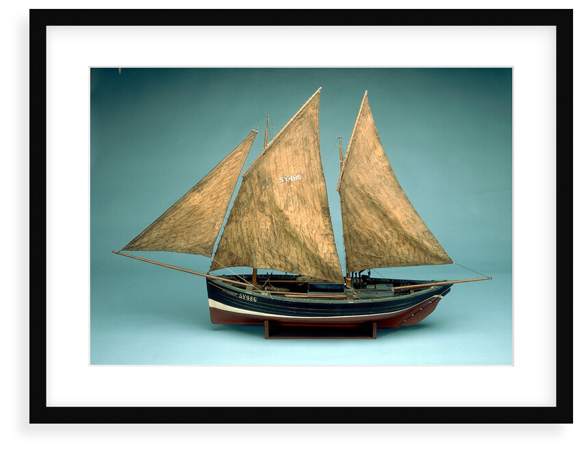 'Muirneag', port broadside by George MacLeod
