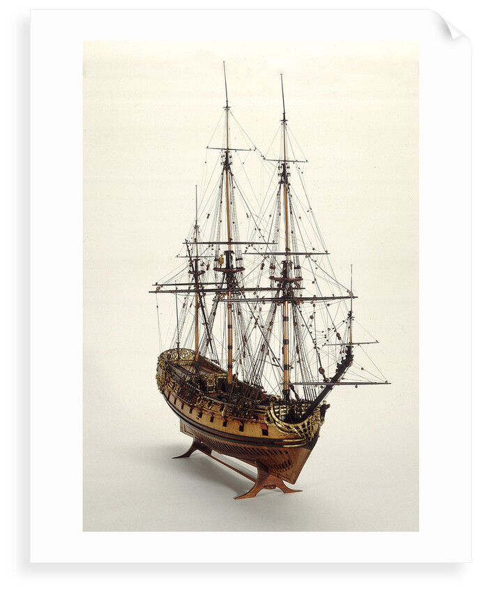 Ship of 40 guns by unknown