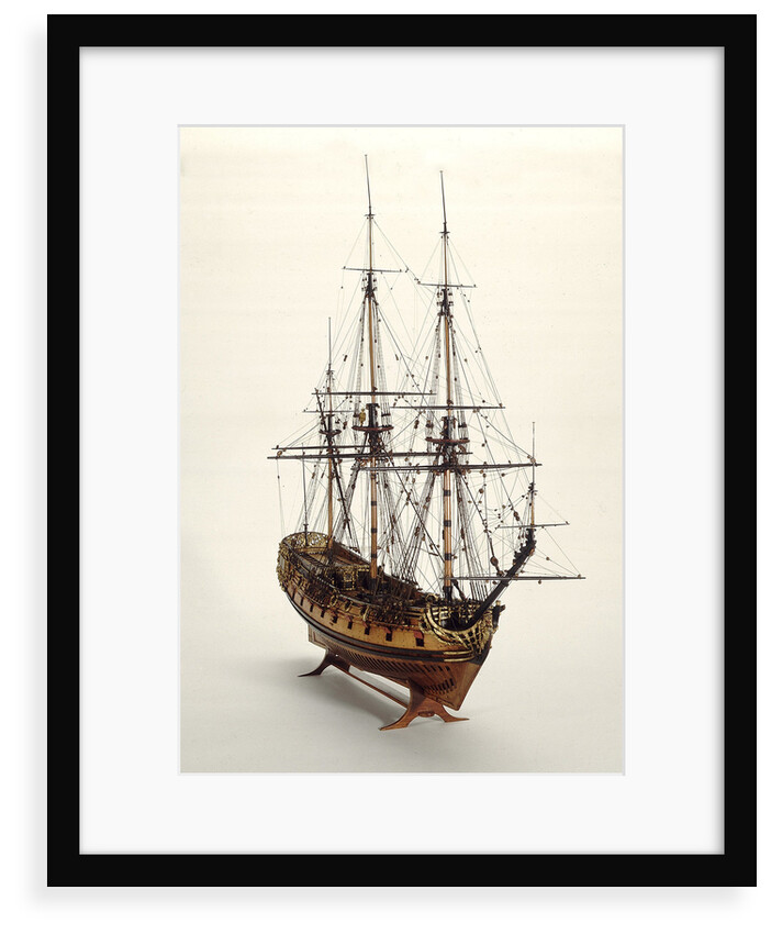 Ship of 40 guns by unknown