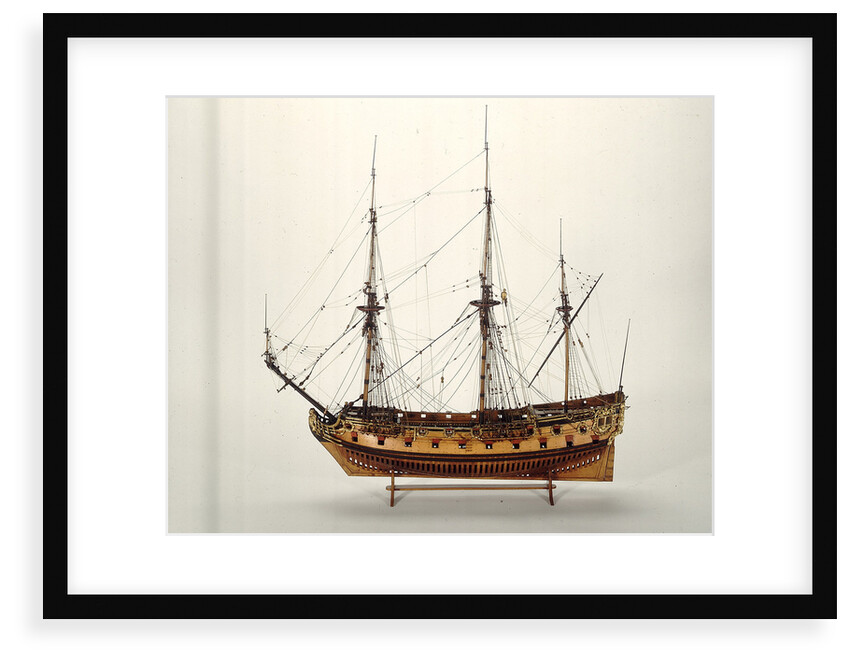 Ship of 40 guns by unknown