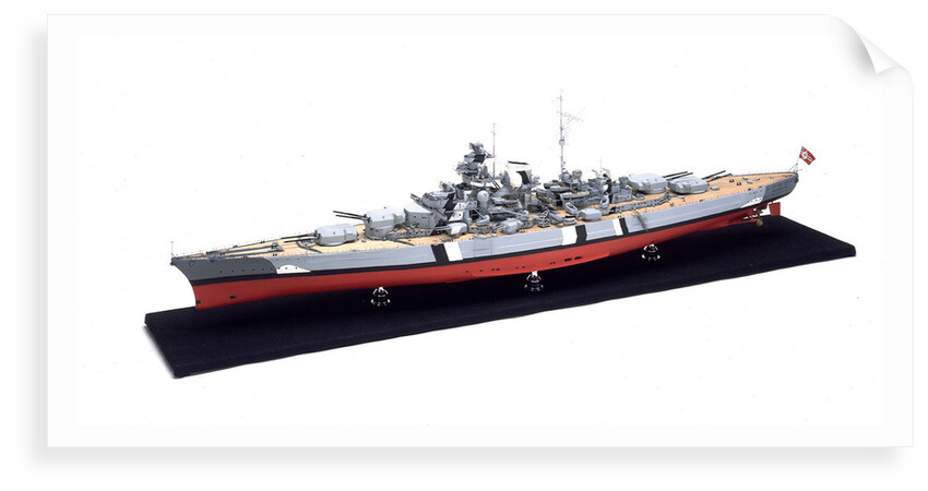 'Bismarck', port view by H. G. Sitford