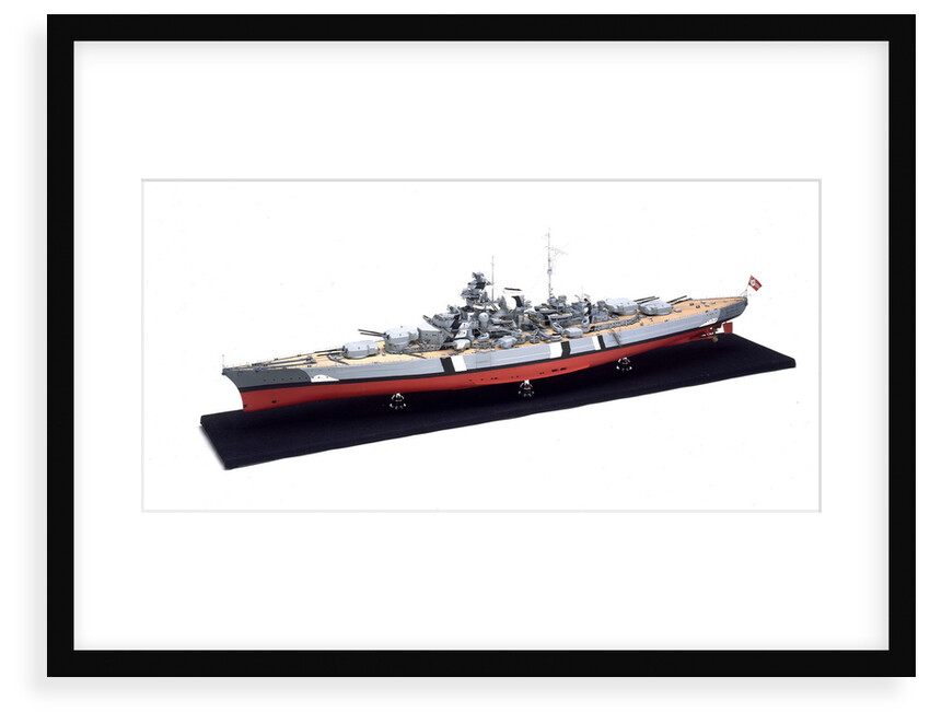 'Bismarck', port view by H. G. Sitford