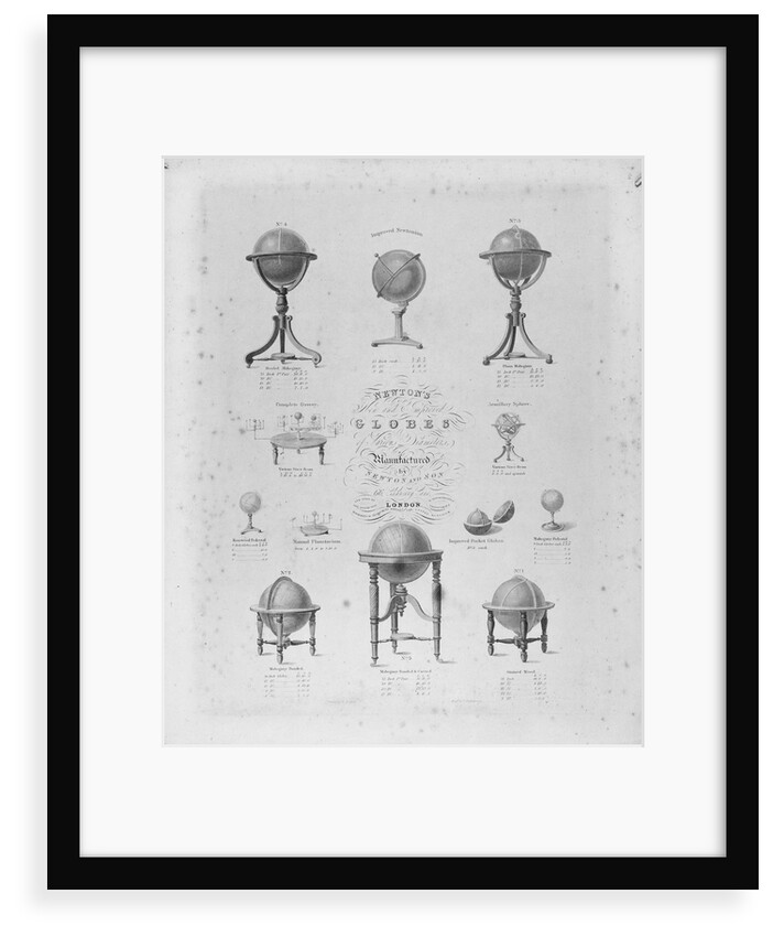 Advertisement by Newton & Son, London, (1841-1883) by unknown