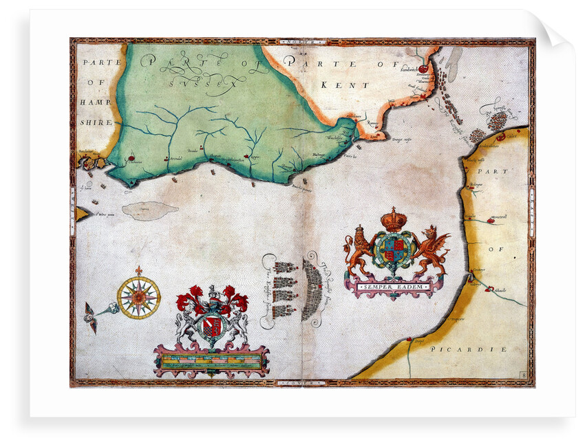 Lands End to Start Point: The arrival of the Spanish Armada off Cornwall by Robert Adams