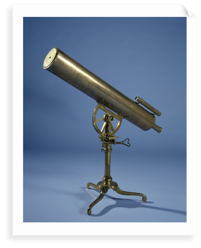 Portable reflector telescope by James Short