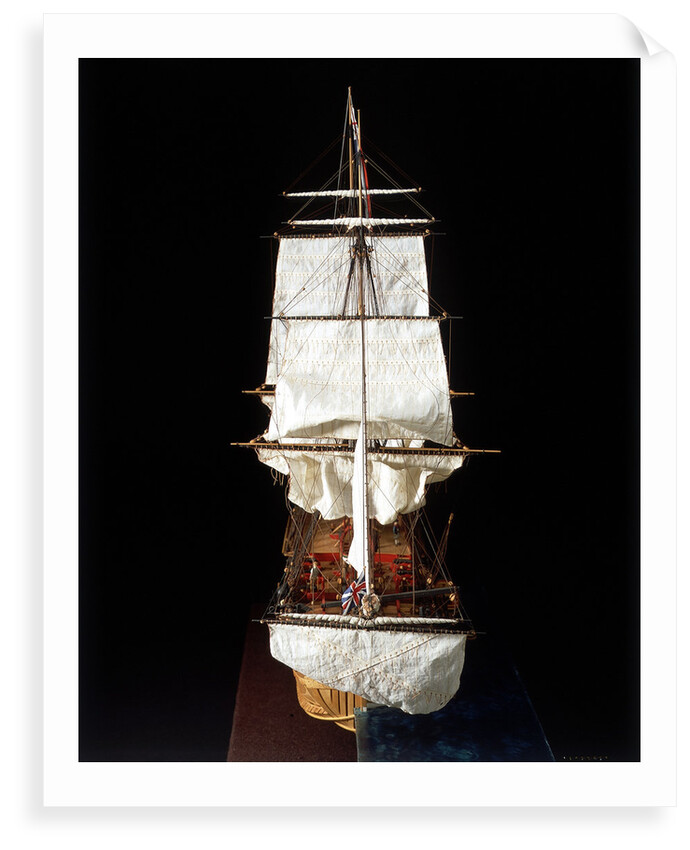 'Endeavour', bow, dead ahead by Robert A. Lightley
