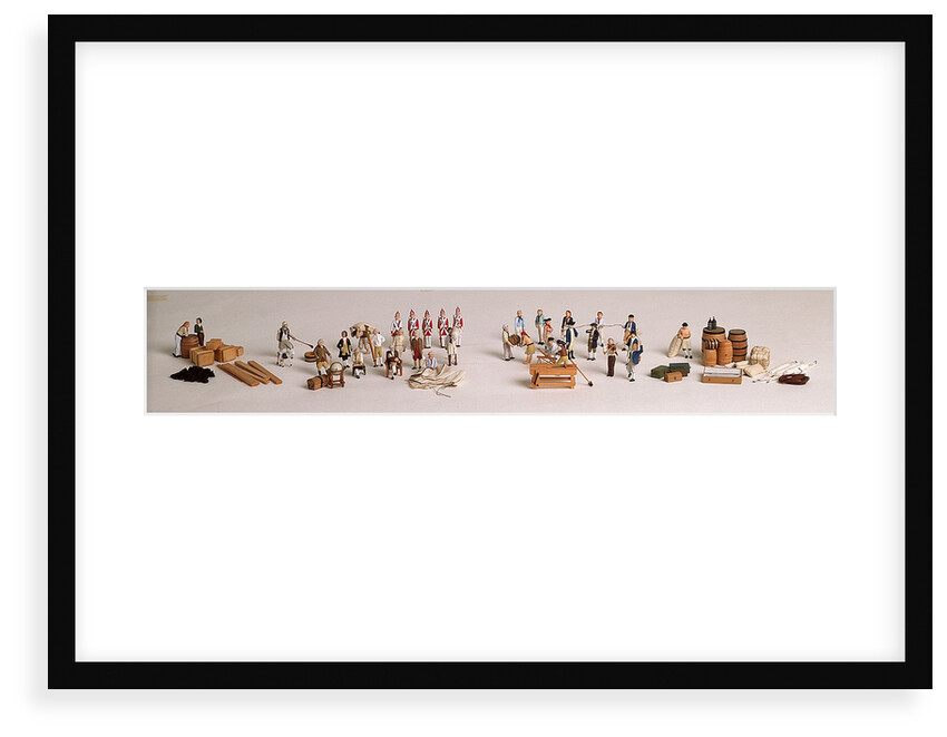 'Endeavour', crew and cargo by Robert A. Lightley