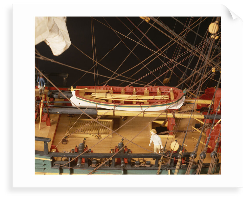 'Endeavour', deck detail, yawl by Robert A. Lightley