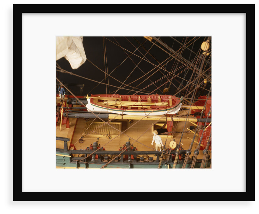 'Endeavour', deck detail, yawl by Robert A. Lightley