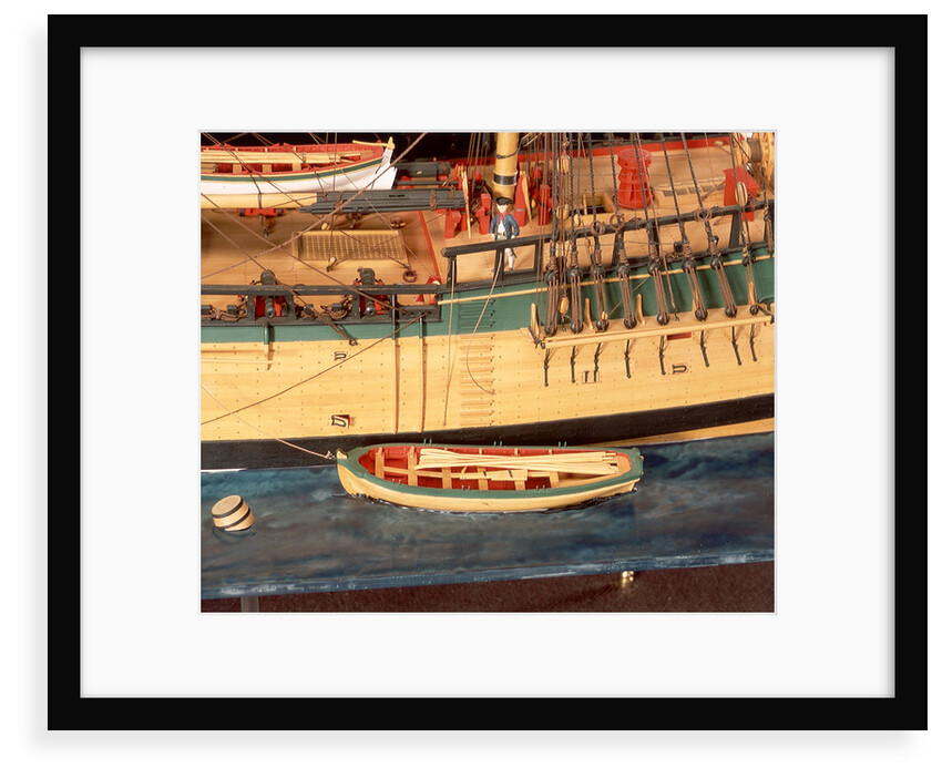 'Endeavour', detail, yawl by Robert A. Lightley