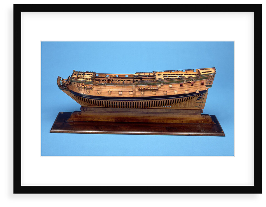 Ship of 50 guns by Unknown