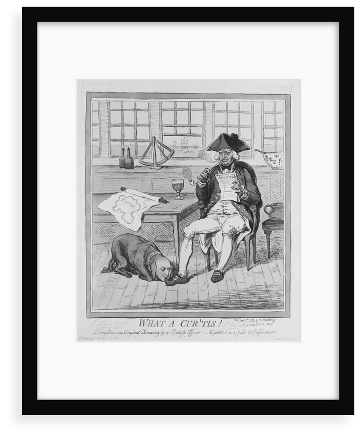 What a Cur'tis! - Sir Roger Curtis - Ld Howe by H. Humphrey