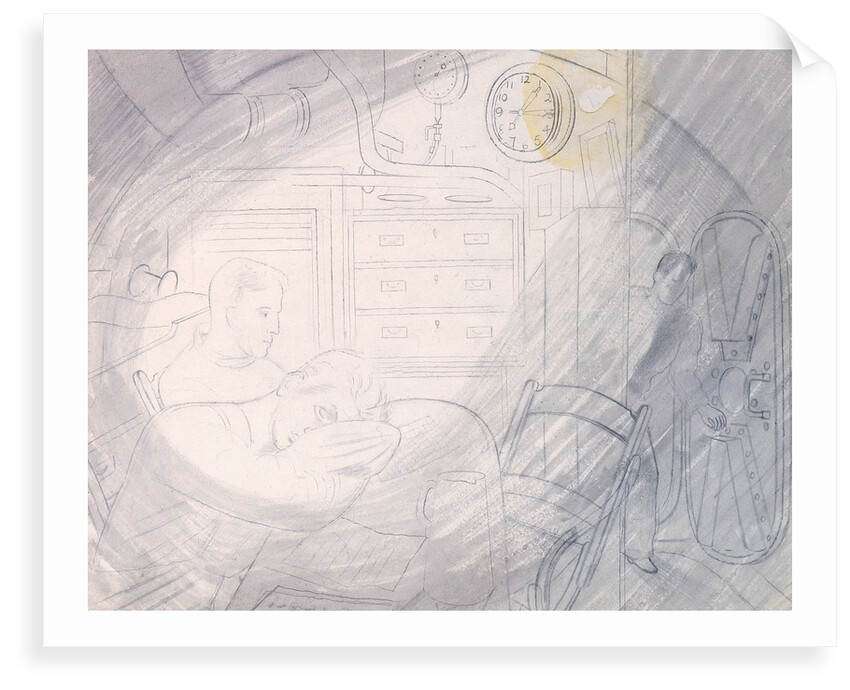 The Submarine Series: The Ward Room by Eric Ravilious