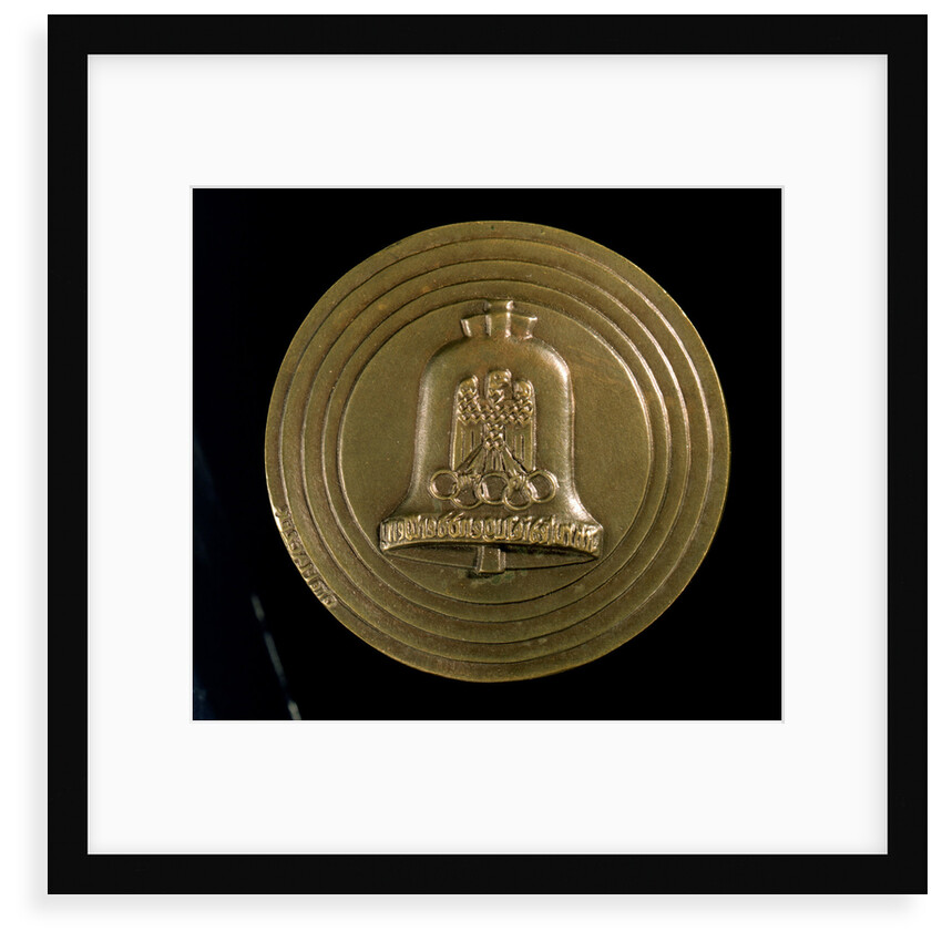 Medal, the XI Olympiad, Berlin 1936; obverse by Otto Placzek