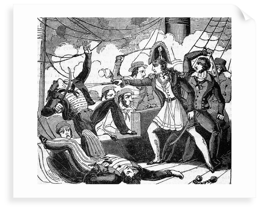 Charlotte de Berry, the female pirate by unknown