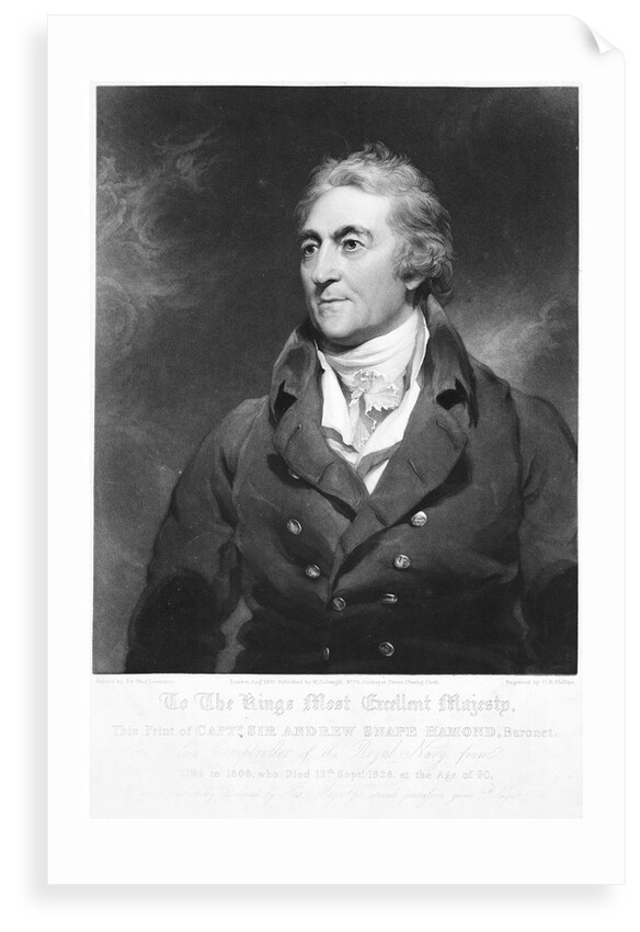 Sir Andrew Snape Hammond, Bart (1738-1828) by T. Lawrence