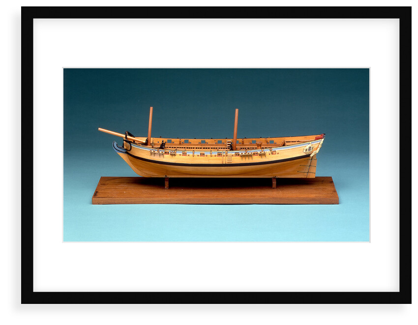 Ship of 12 guns by unknown
