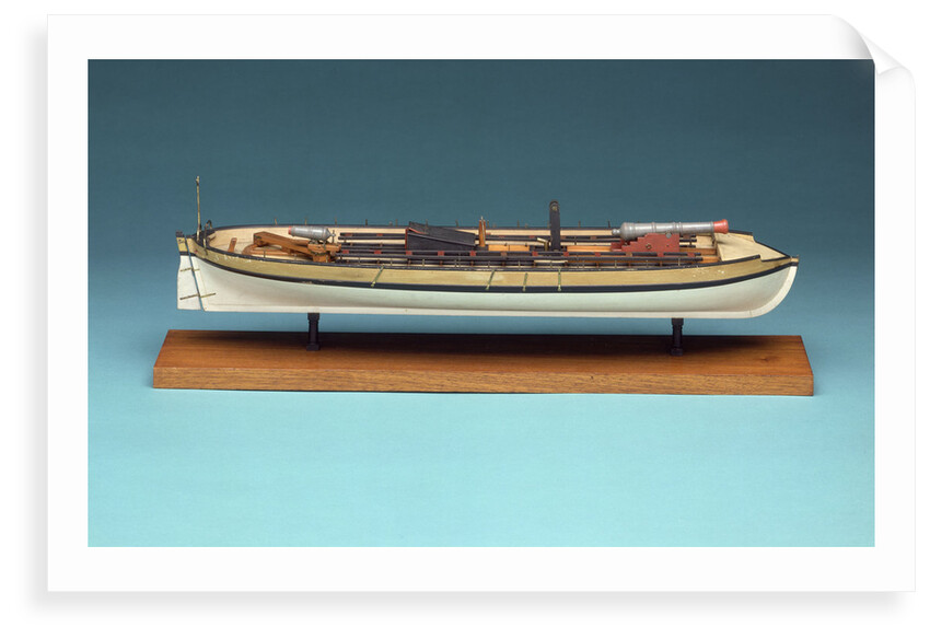 Model of a gunboat (circa 1808) by unknown