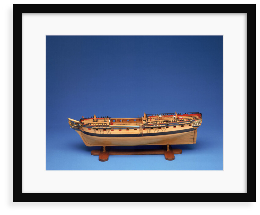 Model of a warship (1794), frigate, fifth rate, Diana class, 38 guns by unknown