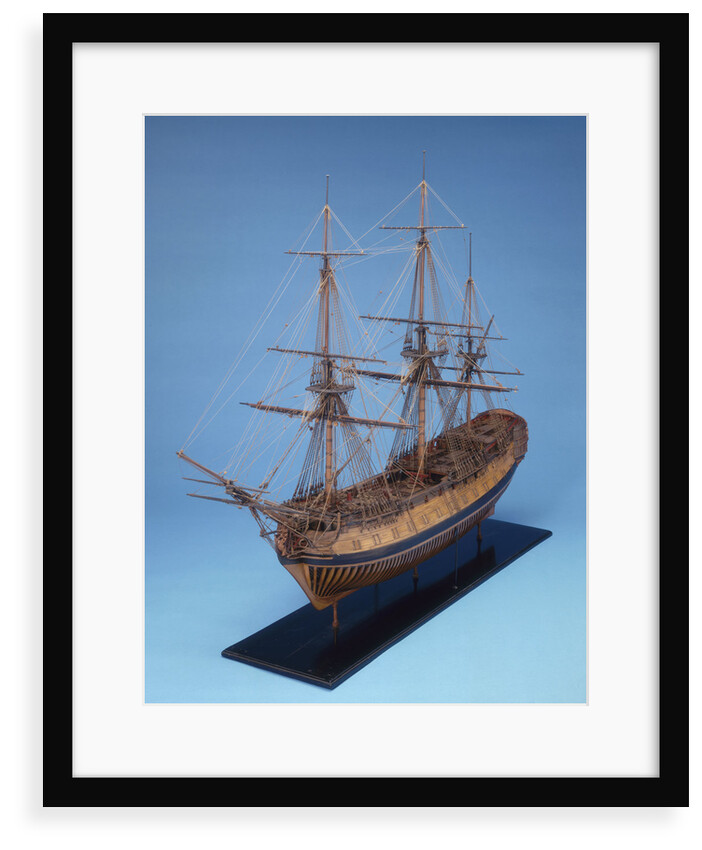 Ship of 64 guns by unknown