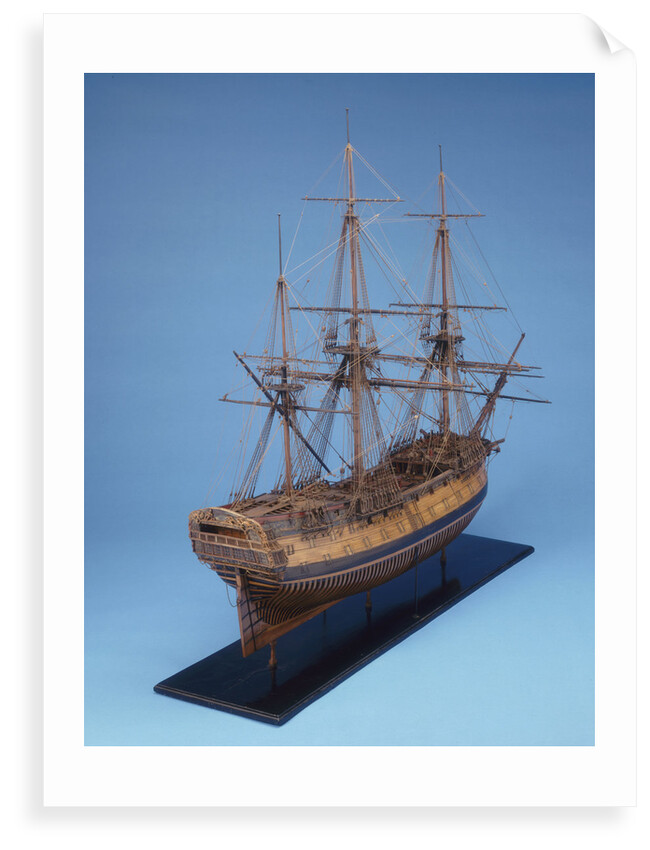 Ship of 64 guns by Unknown