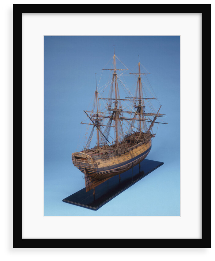 Ship of 64 guns by Unknown