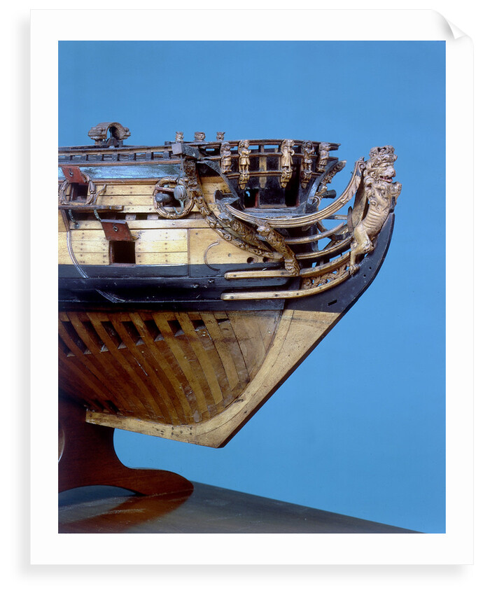 Navy Board skeleton model, figurehead by unknown