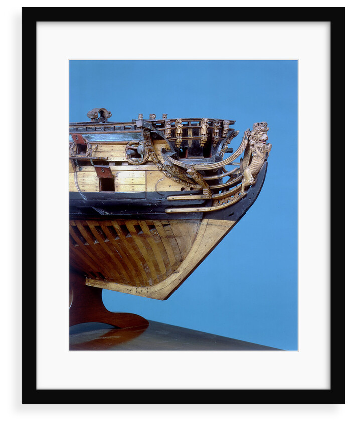 Navy Board skeleton model, figurehead by unknown
