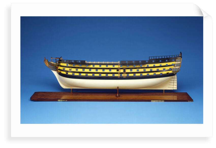 Model of 'Caledonia' (1808), 120 guns, three decker ship of the line by Robert Seppings