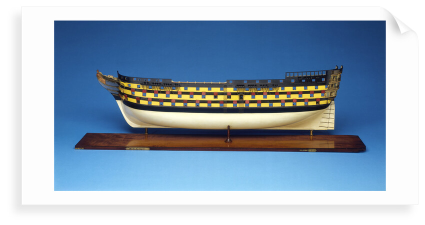 Model of 'Caledonia' (1808), 120 guns, three decker ship of the line by Robert Seppings