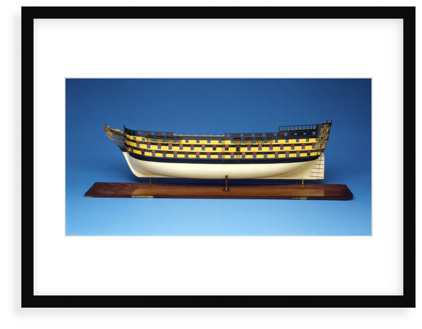 Model of 'Caledonia' (1808), 120 guns, three decker ship of the line by Robert Seppings