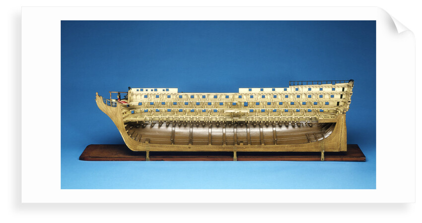 Model of 'Caledonia' (1808), 120 guns, three decker ship of the line by Robert Seppings
