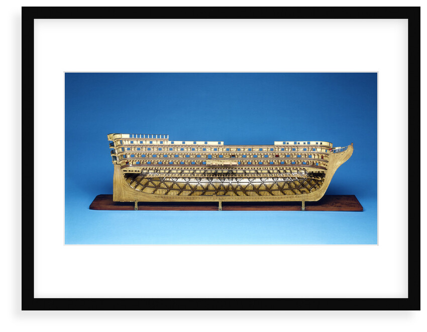 Model of 'Caledonia' (1808), 120 guns, three decker ship of the line by Robert Seppings