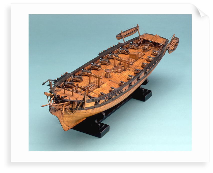 Ship of 18 guns by unknown