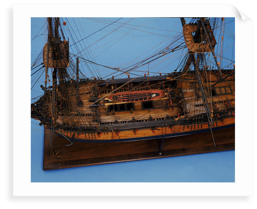 'Lowestoft' - detail of longboat by unknown