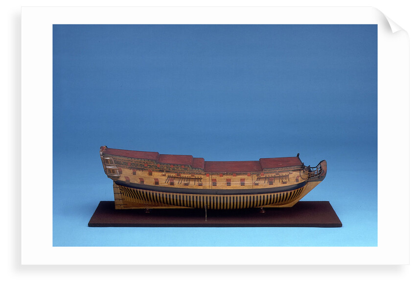 Third rate warship 'Centurion' (1732) 60 guns by unknown