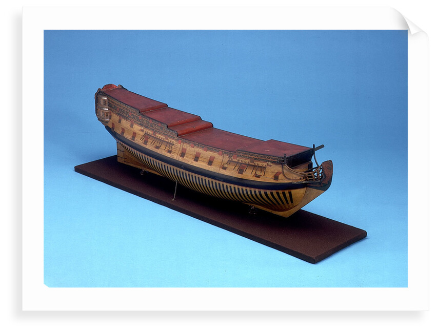 Third rate warship 'Centurion' (1732) 60 guns by unknown