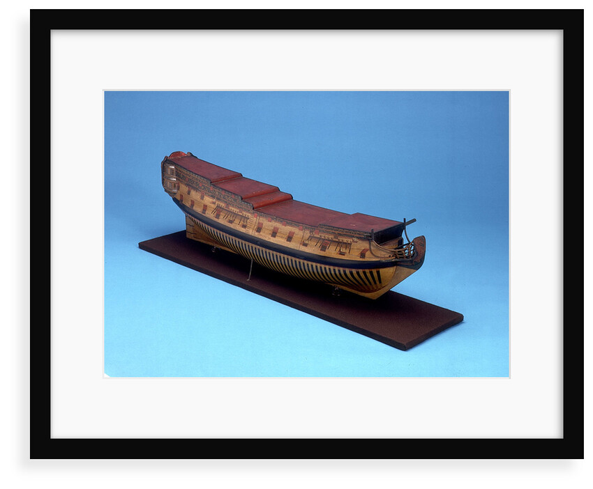 Third rate warship 'Centurion' (1732) 60 guns by unknown