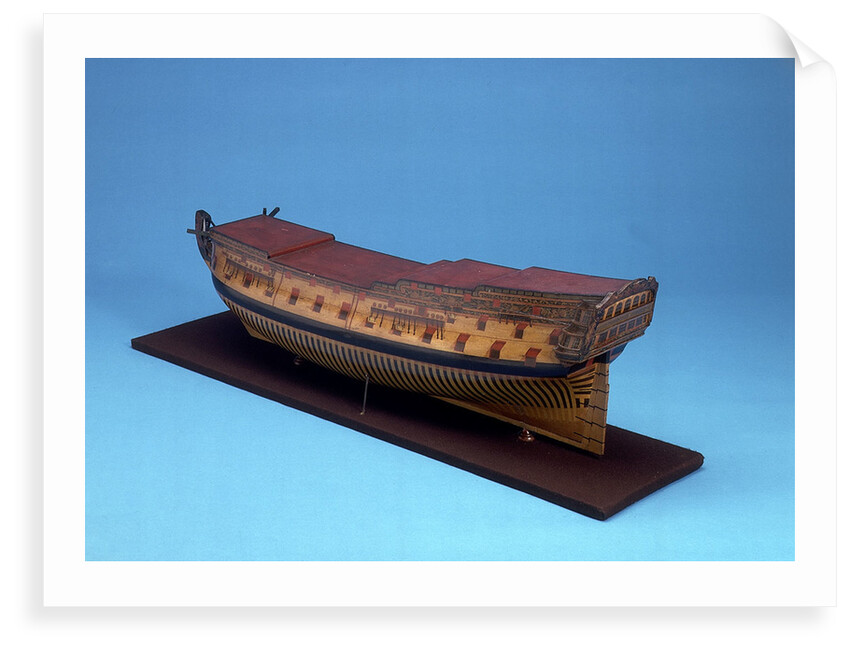 Third rate warship 'Centurion' (1732) 60 guns by unknown