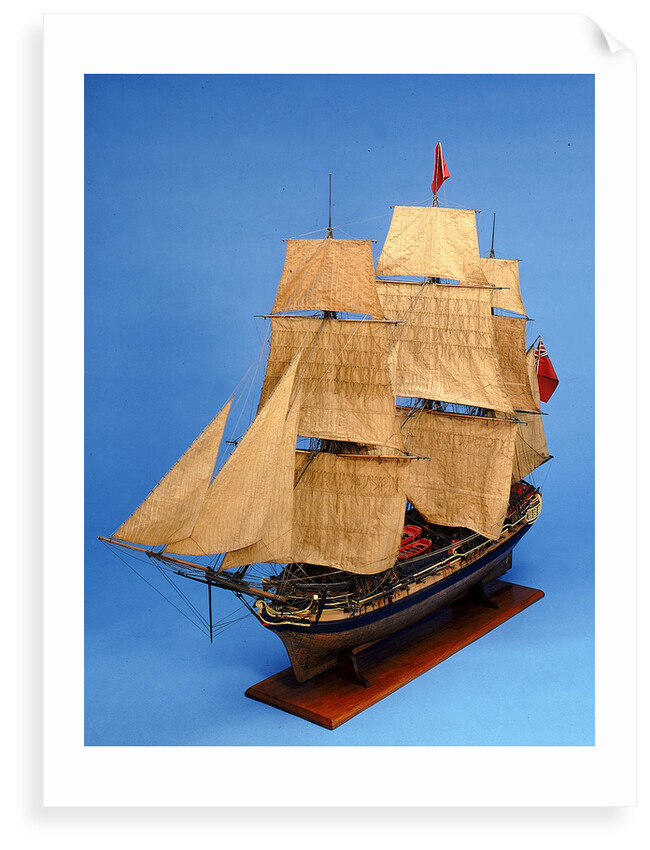Ship of 38 guns, port by unknown