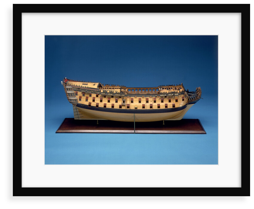 'Royal George', starboard broadside by Thomas Burroughs