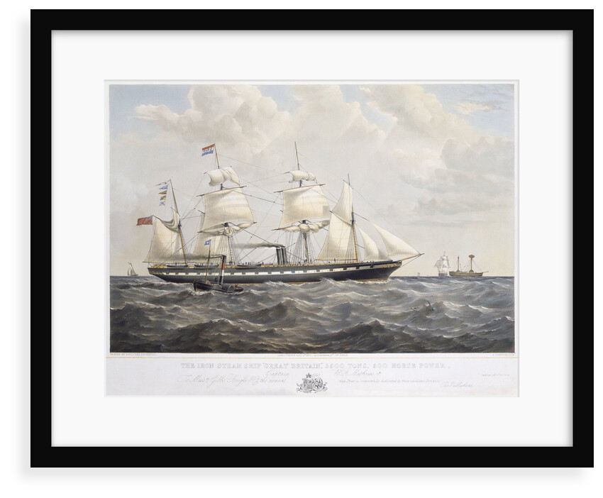 The Iron Steam Ship 'Great Britain', 3500 Tons, 500 Horse Power by Samuel Walters