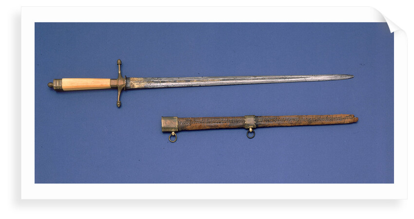 Straight-bladed dirk by Knubley