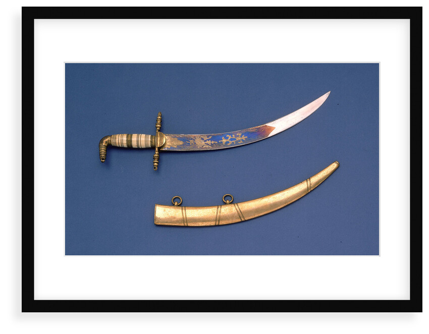 Curved bladed dirk by Cox