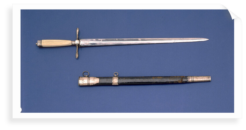 Straight-bladed dirk by Unknown