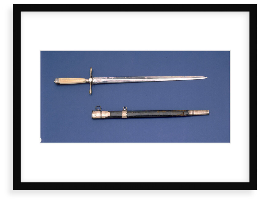 Straight-bladed dirk by Unknown