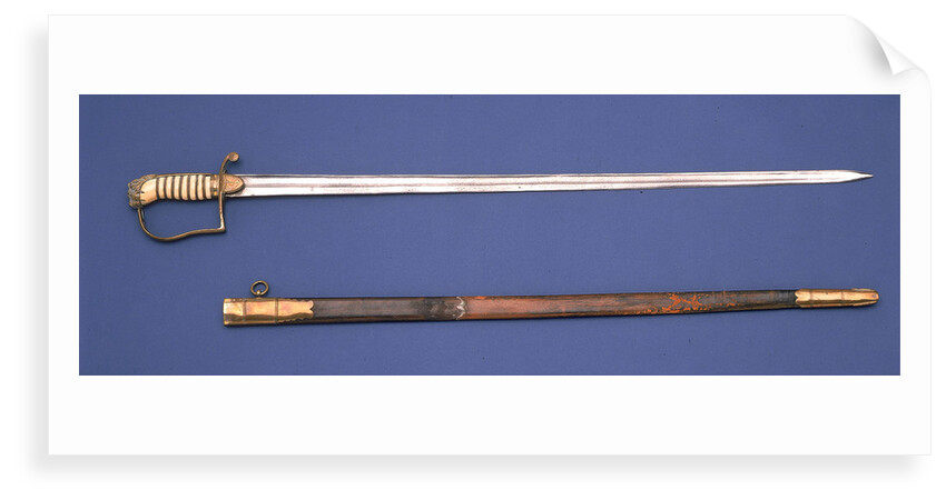 Stirrup hilted sword by Drury & Son