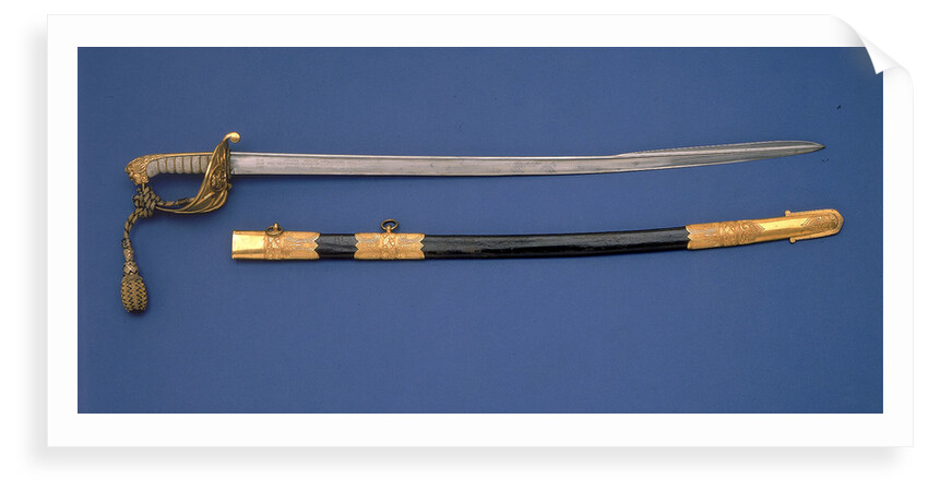 Solid half-basket hilted sword by Widdowson & Veale