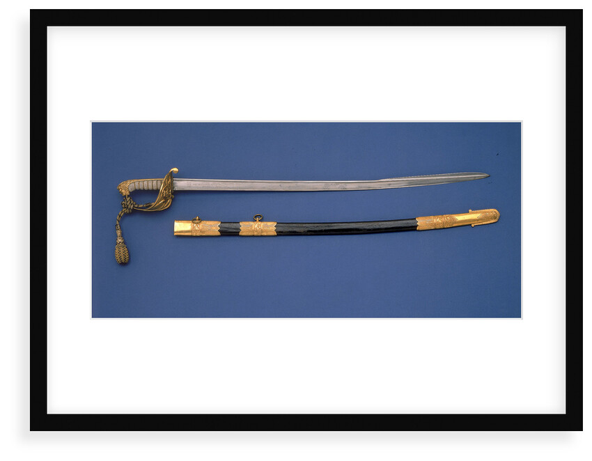 Solid half-basket hilted sword by Widdowson & Veale